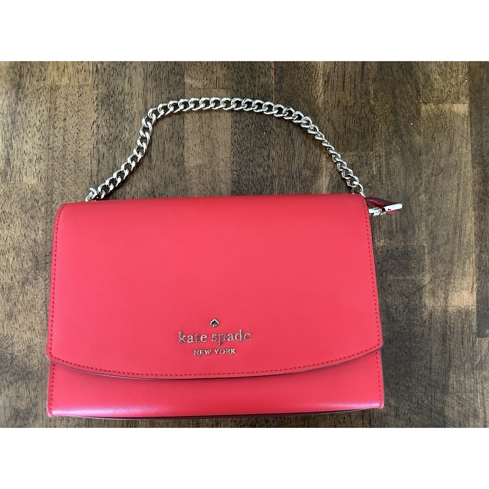 Kate Spade Carson Convertible Crossbody  Deep Hibiscus Barbie Pink